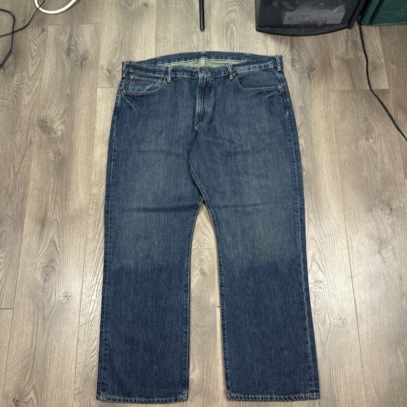 Polo Ralph Lauren Classic Fit 867 Blue Medium Wash Denim Jeans Size Men's 42x30 - Picture 2 of 8